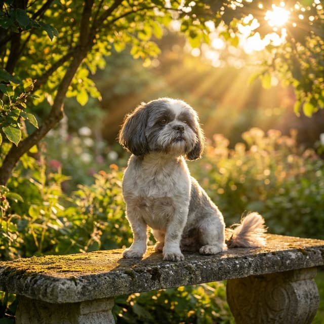 Sunbeams pet portrait style