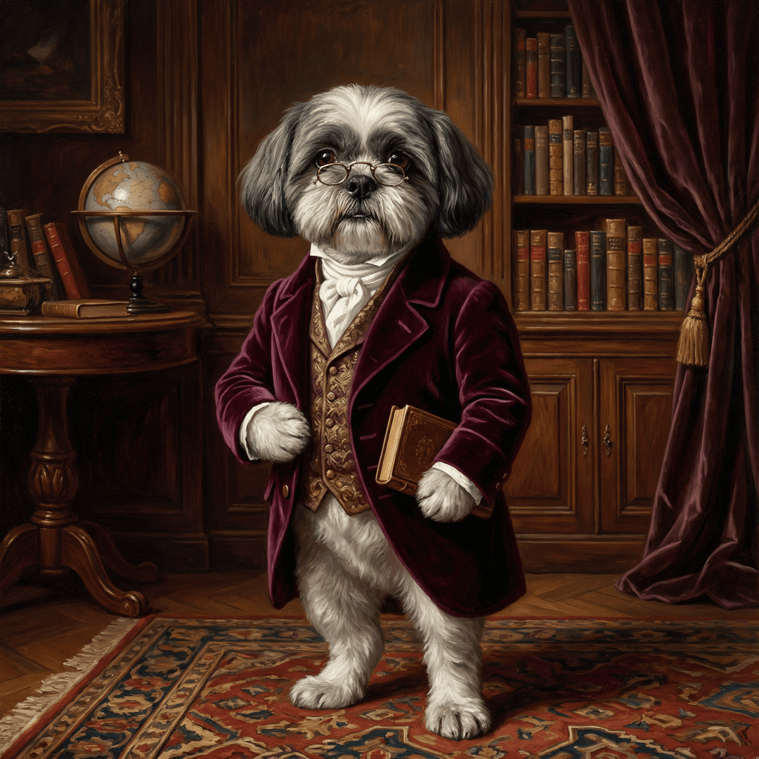 Victorian Pet Portrait Example