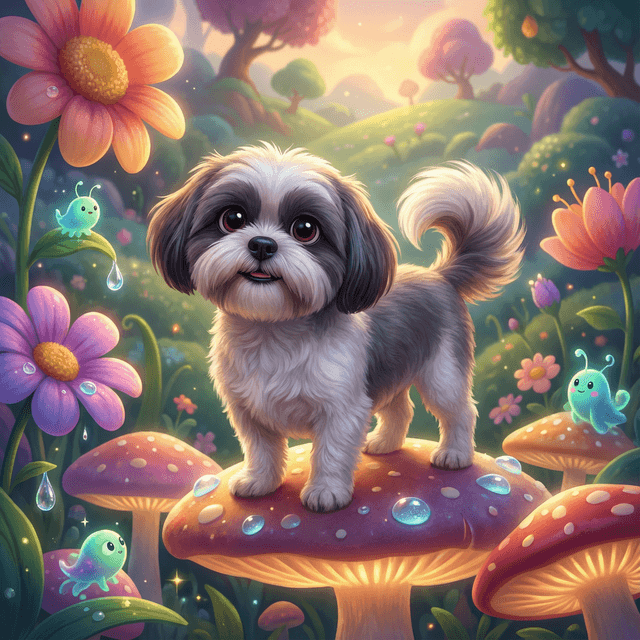 Modern 3D pet portrait style