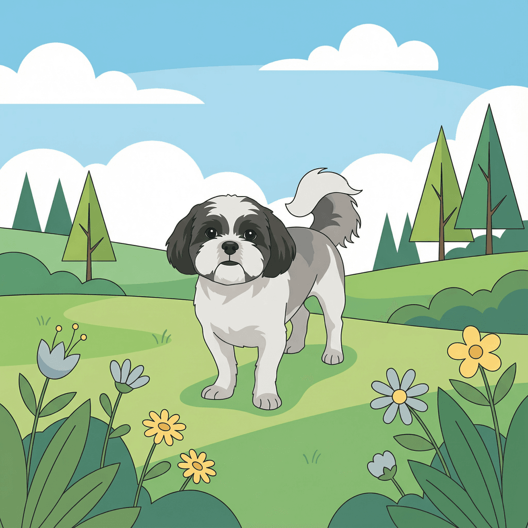 Vector Pet Portrait Example