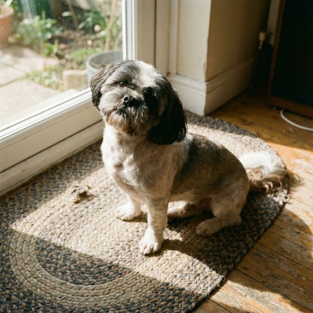 Analog Film pet portrait style